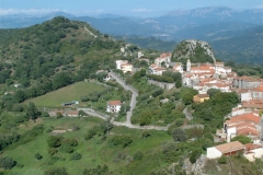De ligging van Roccagloriosa
